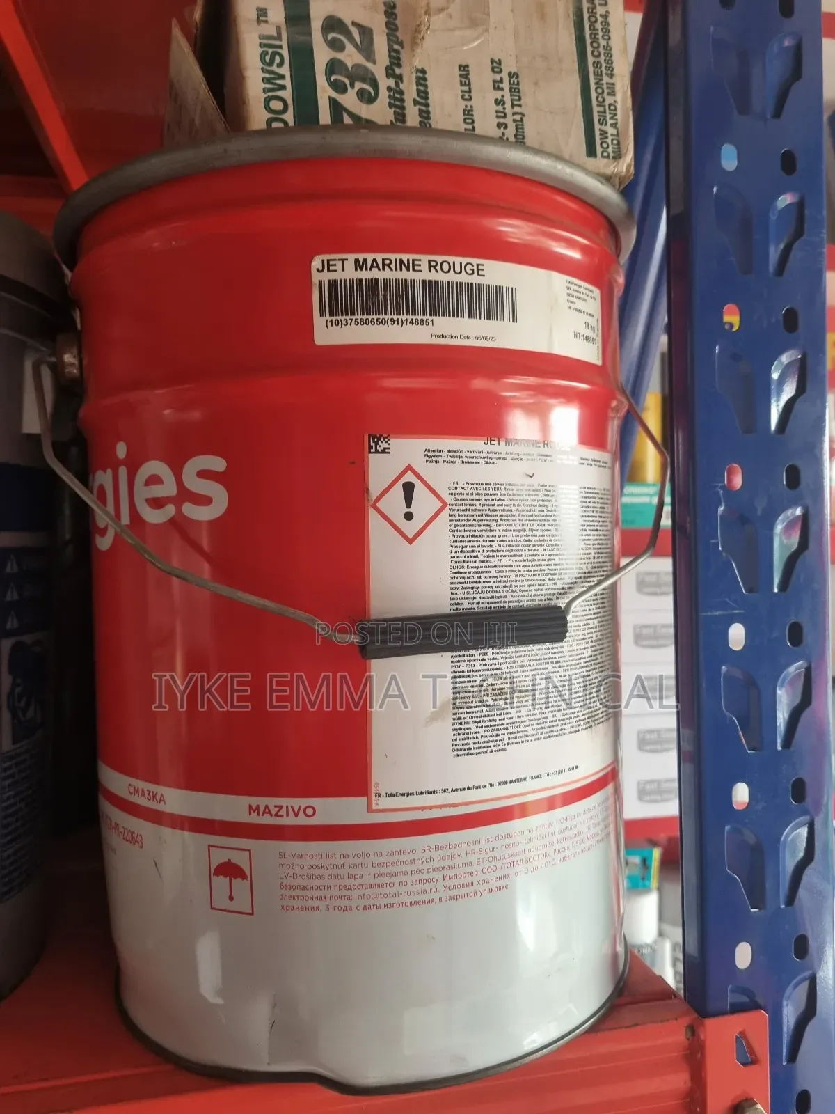 Totalenergies Jet Marine Rouge Grease