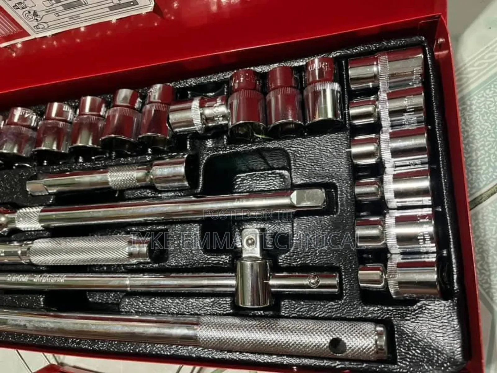 1/2" Drive Socket Wrench Set Heavy Duty Chrome Vanadium