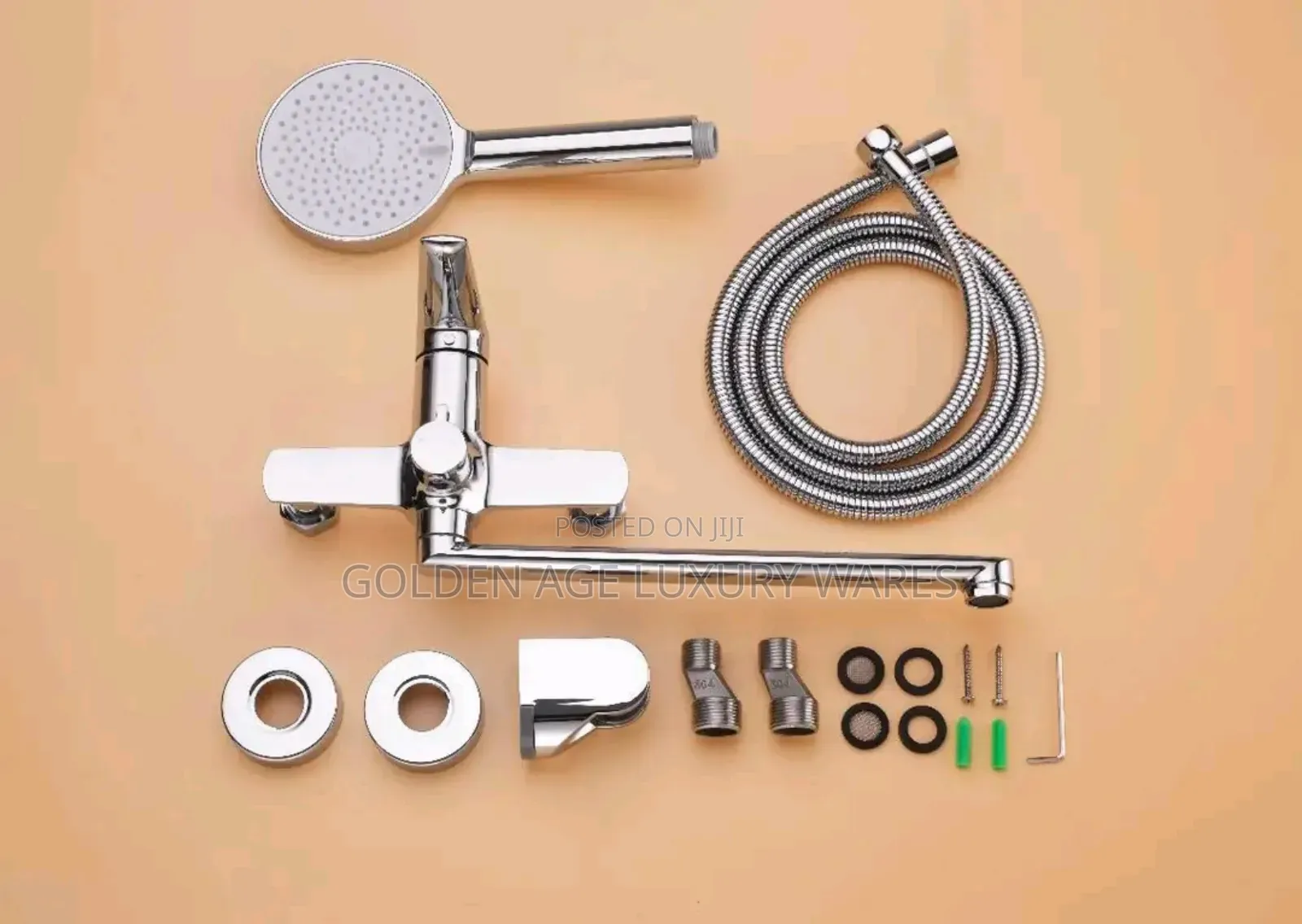 Wall Mounted Bathtub Mixer Chrome