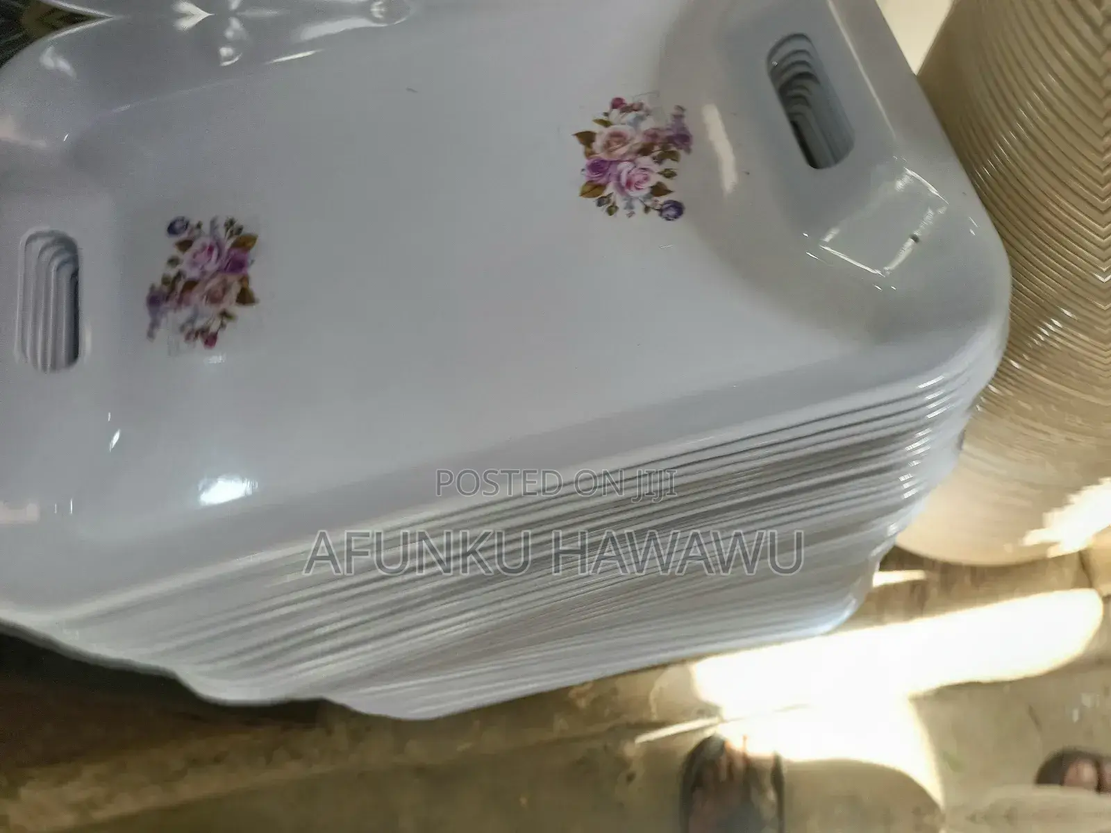 Unbreakable White Trays
