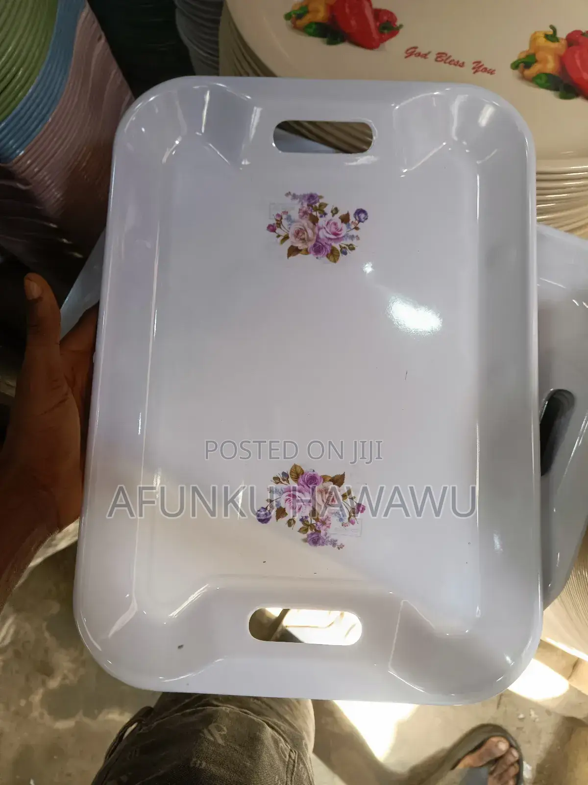 Unbreakable White Trays