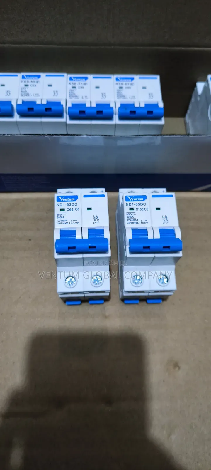 MCB 2pole Dc 500v