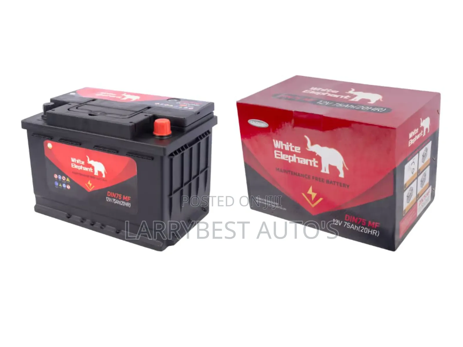 75ah White Elephant Battery Korea Quality