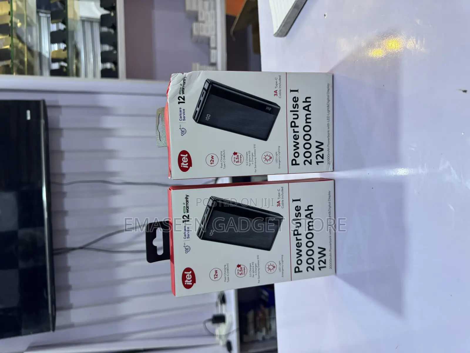 Itel 20000mah 12w Powerbank