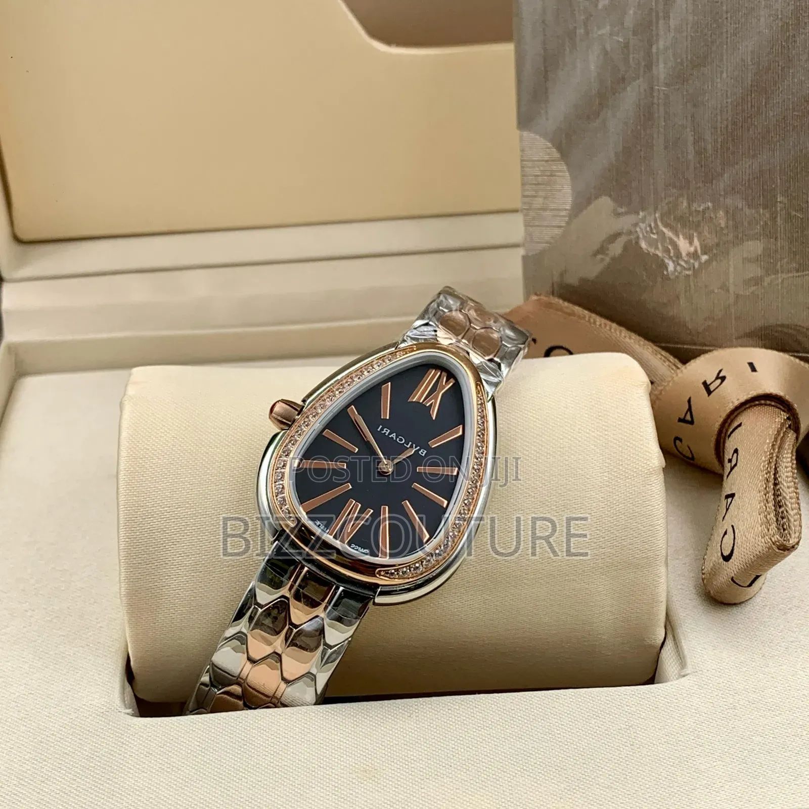 Original Bvlgari Stainless Steel Watch Available in Store