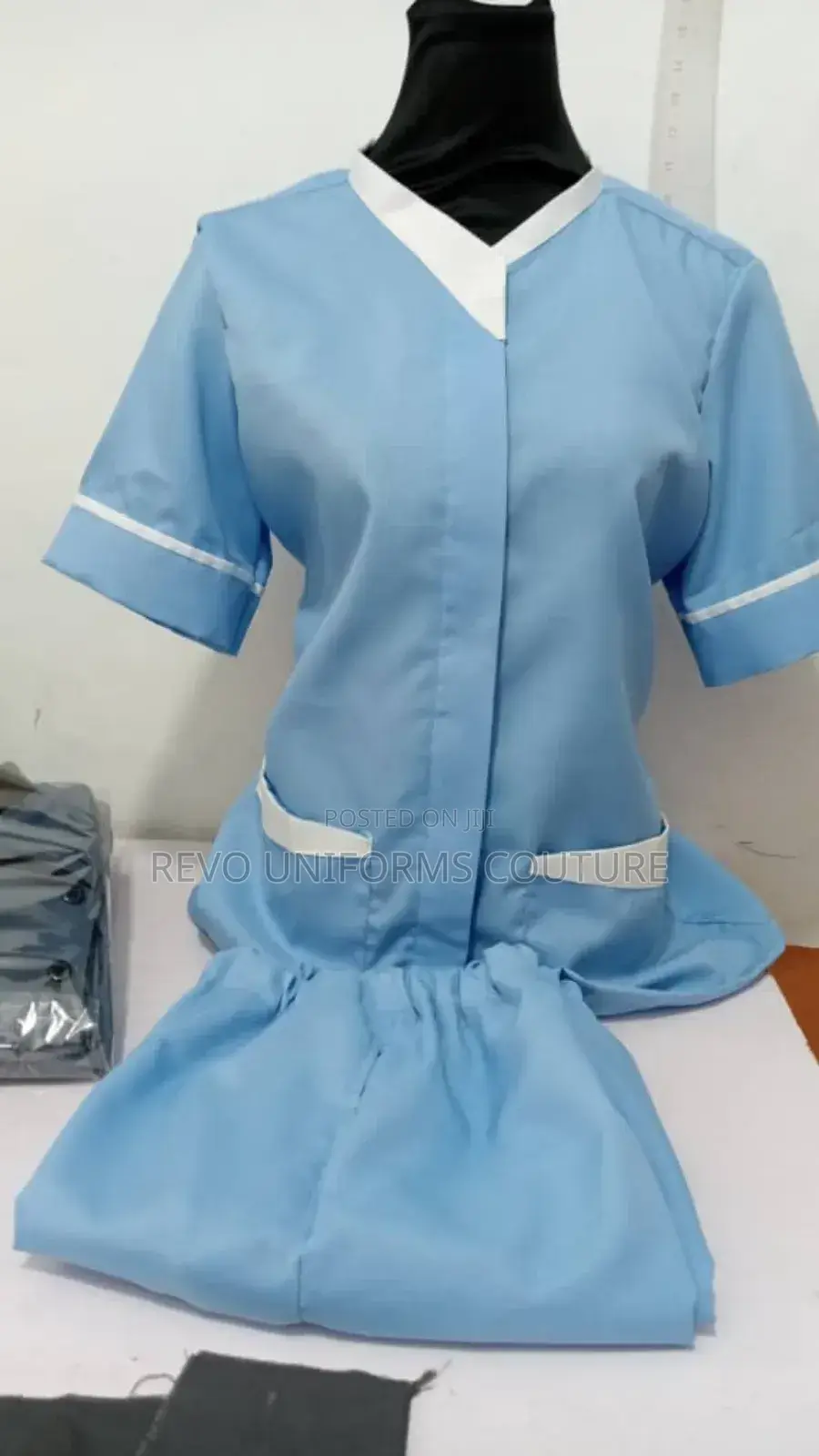 Sky Blue Nanny's Uniform