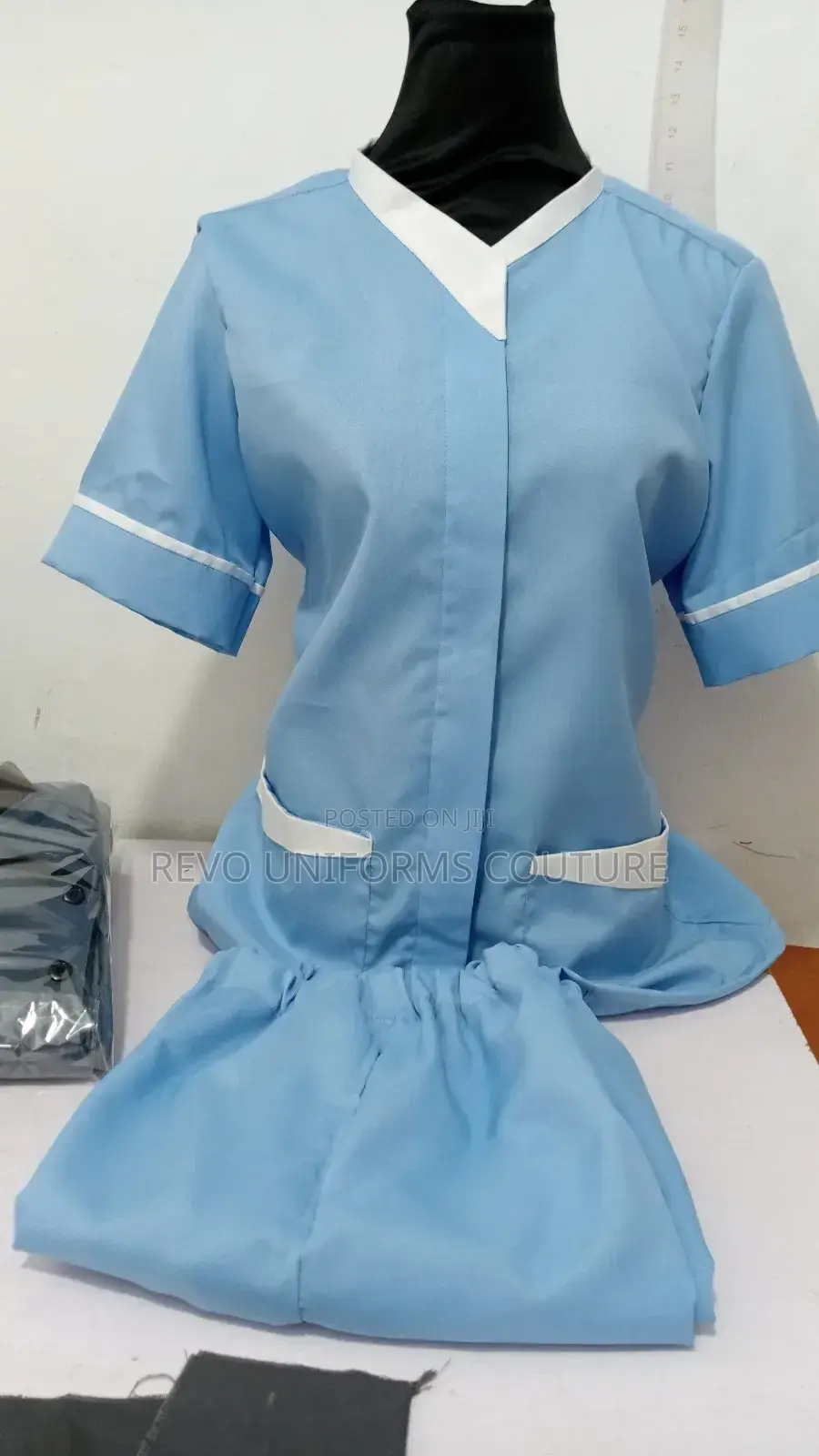 Sky Blue Nanny's Uniform
