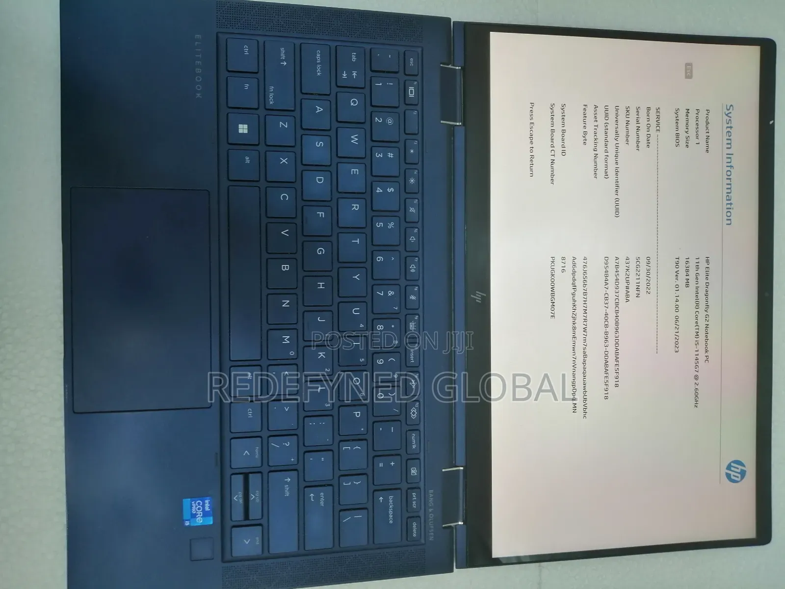 Laptop HP Dragonfly G2 16GB Intel Core I5 SSD 512GB