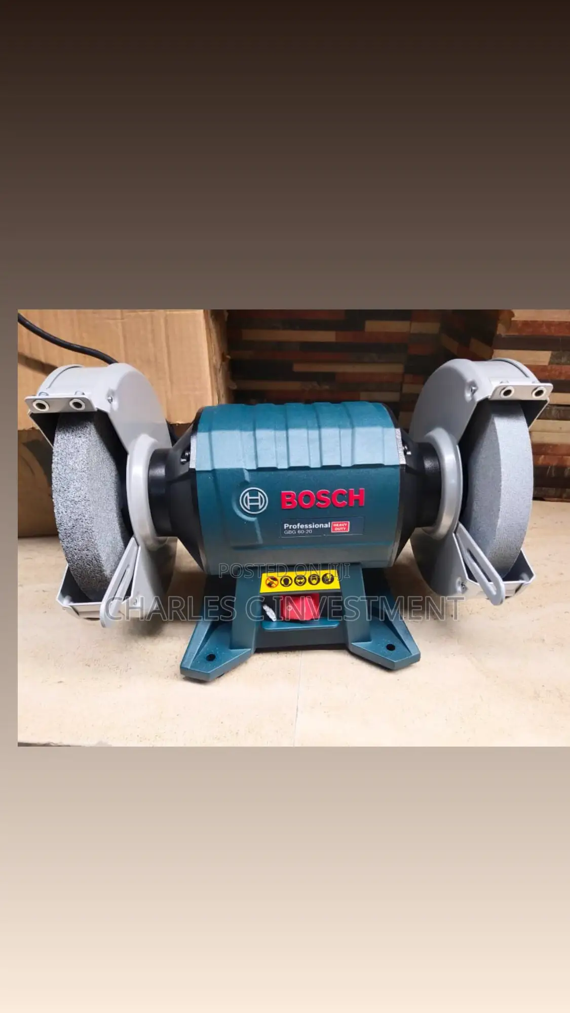 Bosch Gbg 60_20 Bench Grinder 500kn