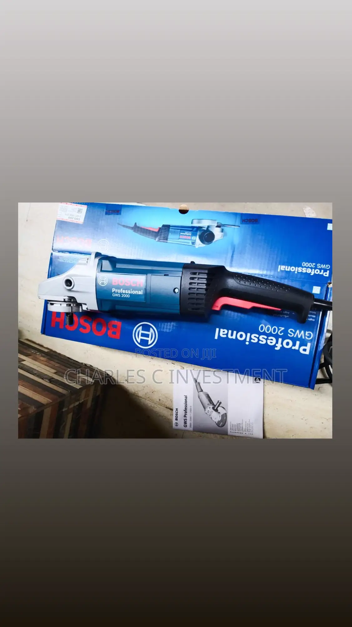 Bosch Gws 2000 Angle Grinder