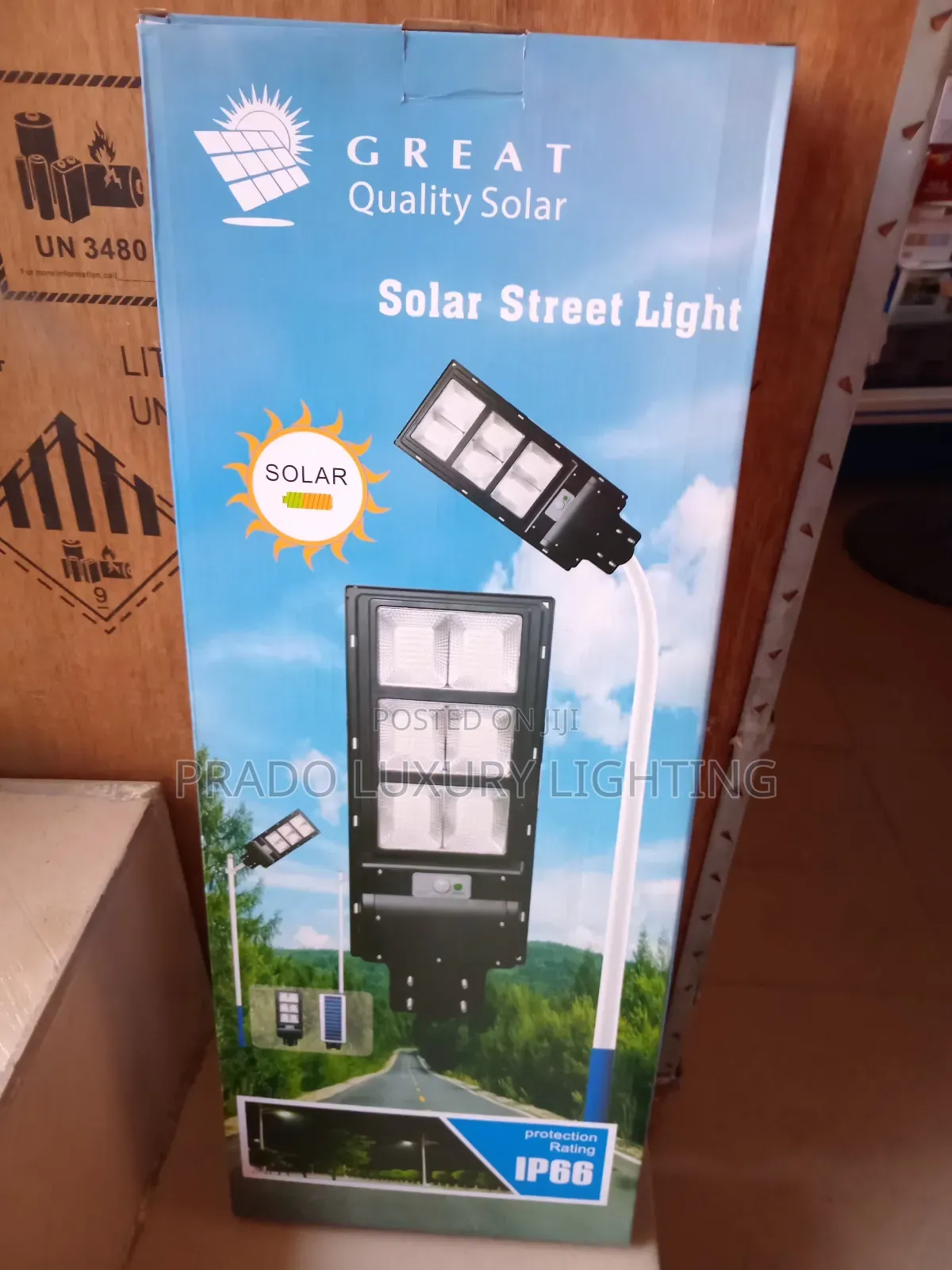 300watts Solar Steel Light