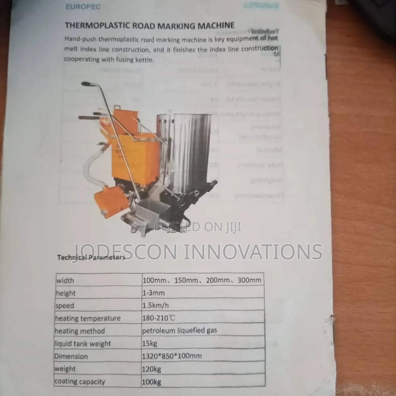 Thermoplastic Road Marking Machine