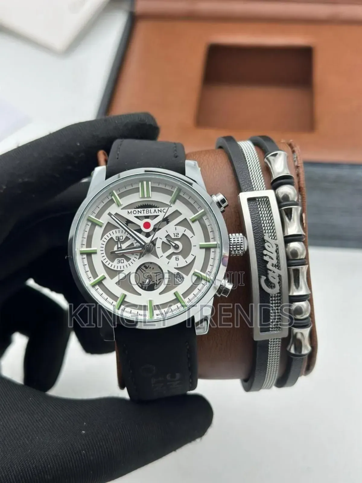 Montblac Timepiece Wristwatch With Bracelets
