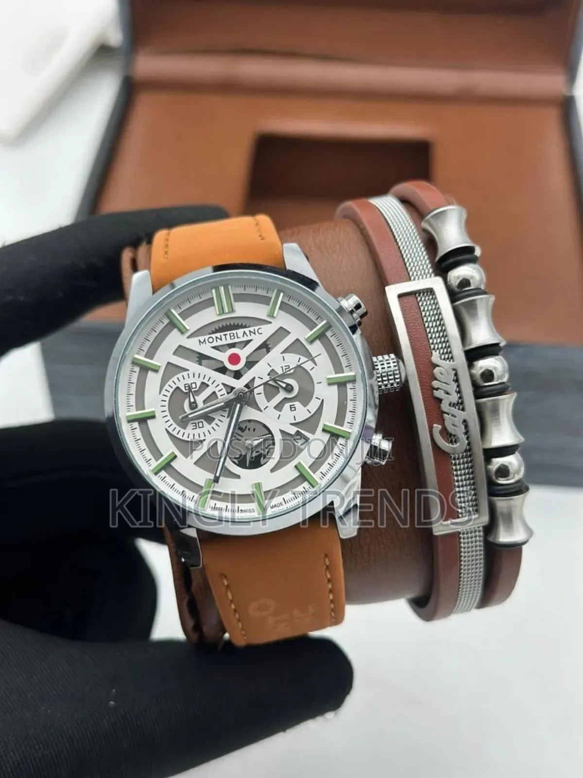 Montblac Timepiece Wristwatch With Bracelets