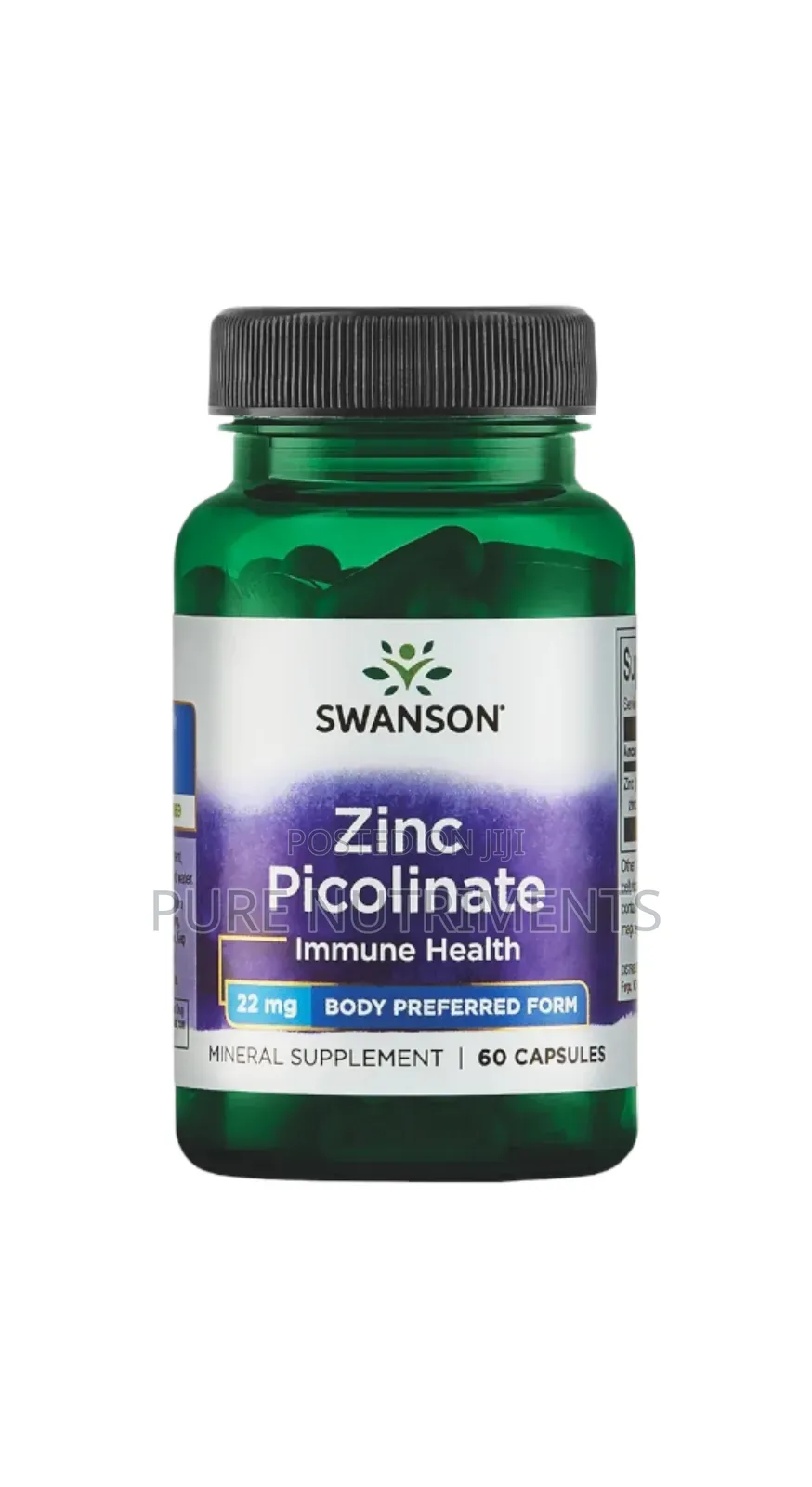 Swanson Zinc Picolinate 22mg - 60 Capsules