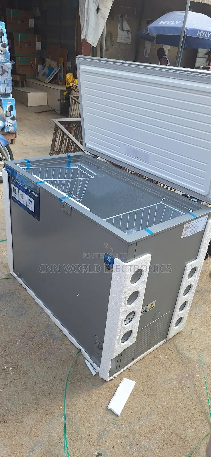 New Midea (300l) Deep Freezer Energy Saving Faster Freezing