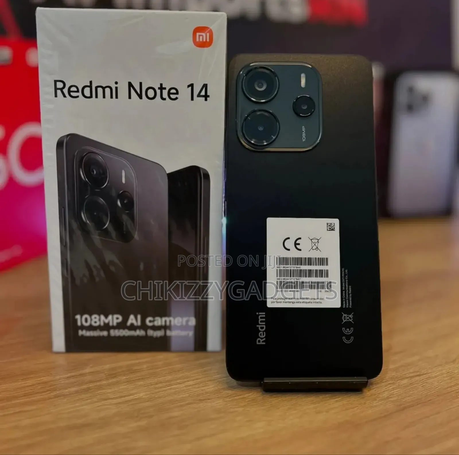 New Xiaomi Redmi Note 14 4G 256 GB Black