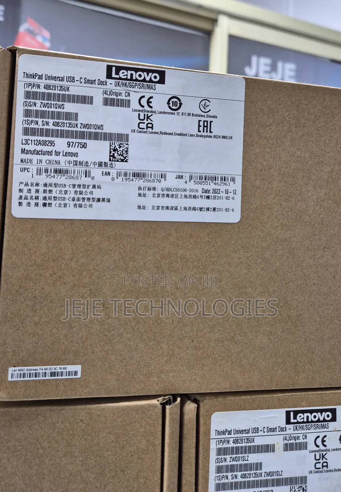 Lenovo Thinkpad Universal Usb- C Smart Dock