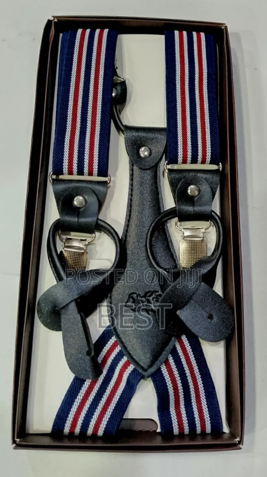 Check Stripes Designs Suspenders/Cross Belts