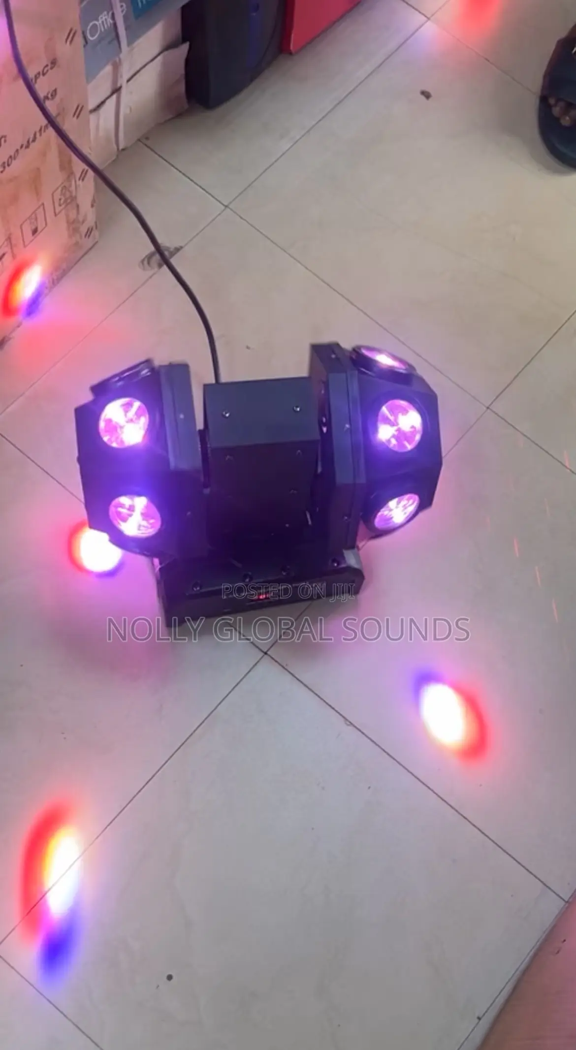 2 Heads RGBW Beam Moving Head Light RGB Laser DMX Light