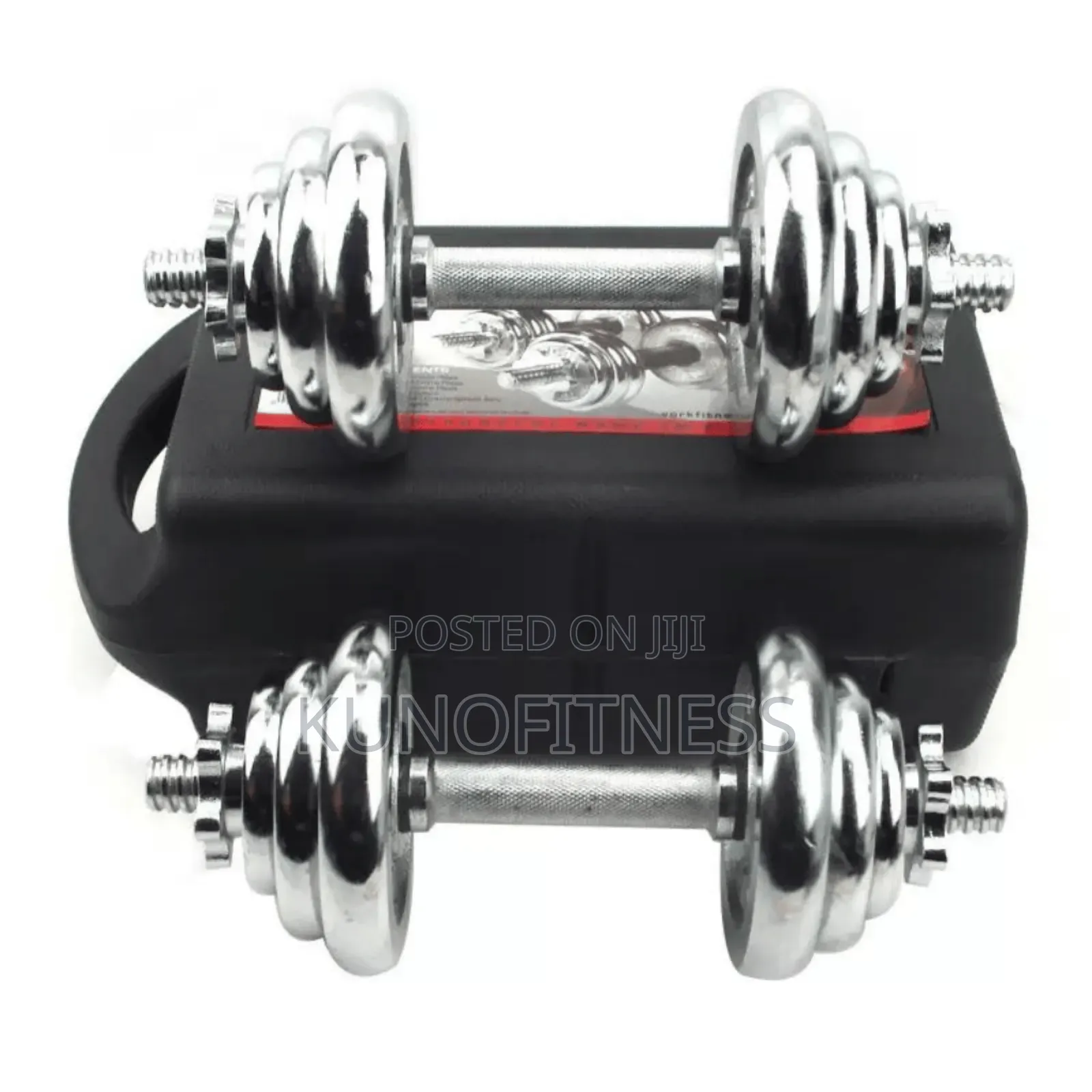20kg Adjustable Chrome Dumbbell Set