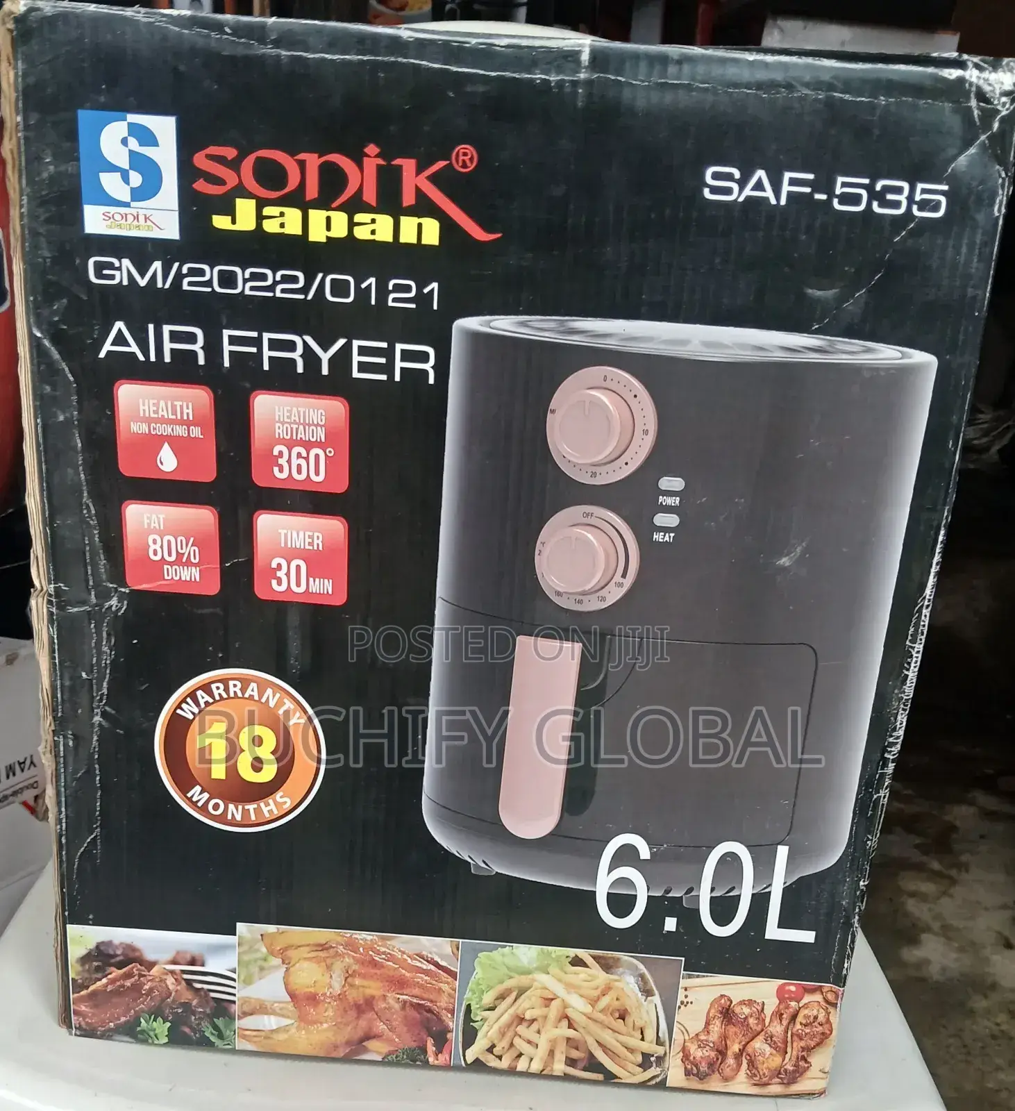Sonik Air Fryer 6l