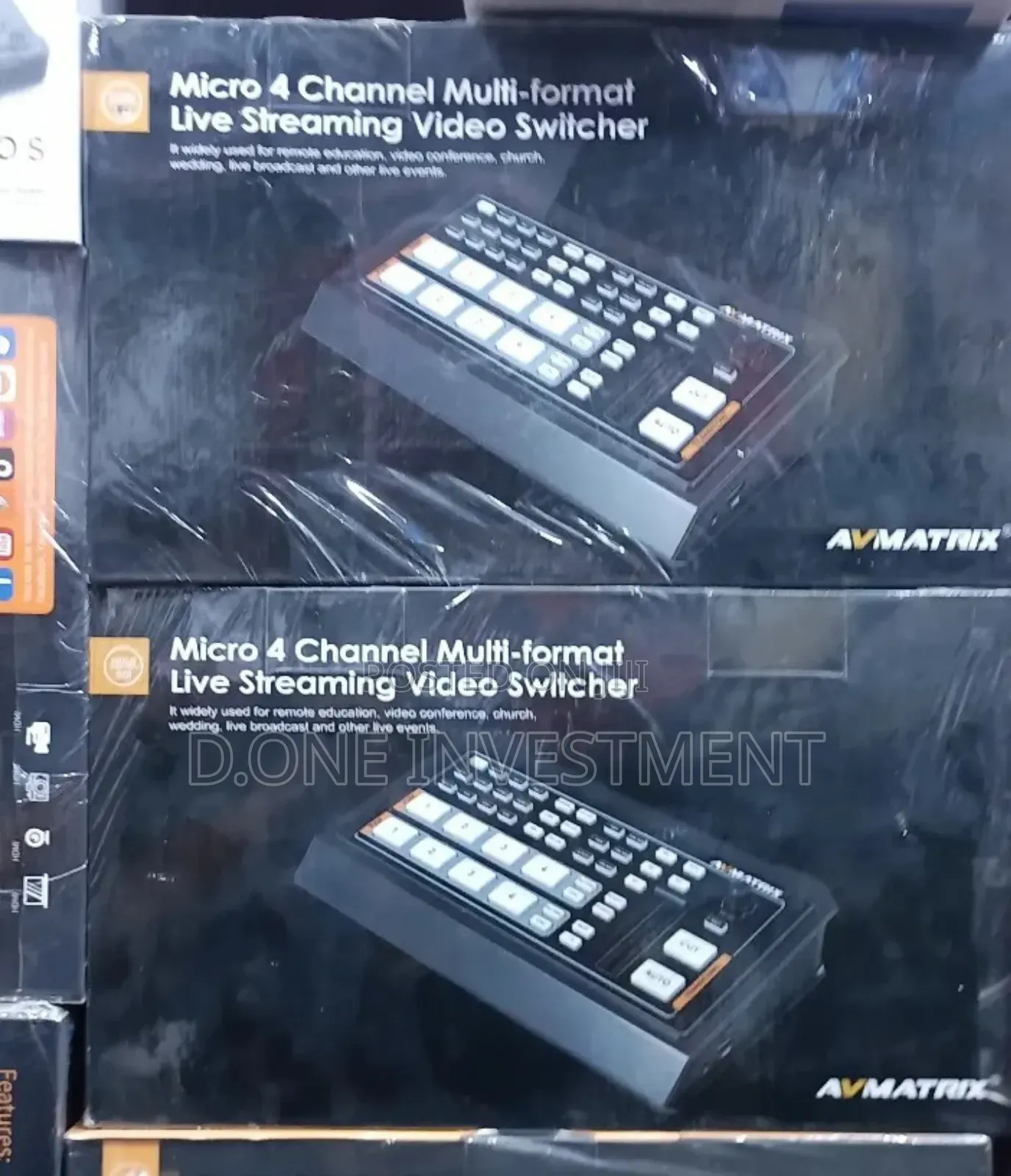 Avmatrix Hvs0403u Micro 4 Channels Sdi/Hdmi Video Switcher