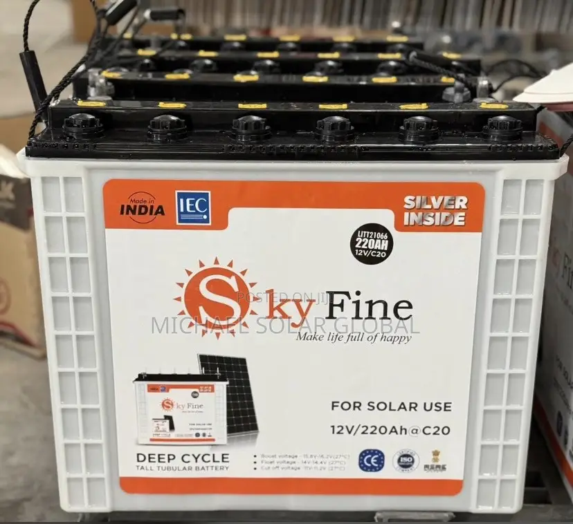 220ah 12v Sky Fine Tubular Battery