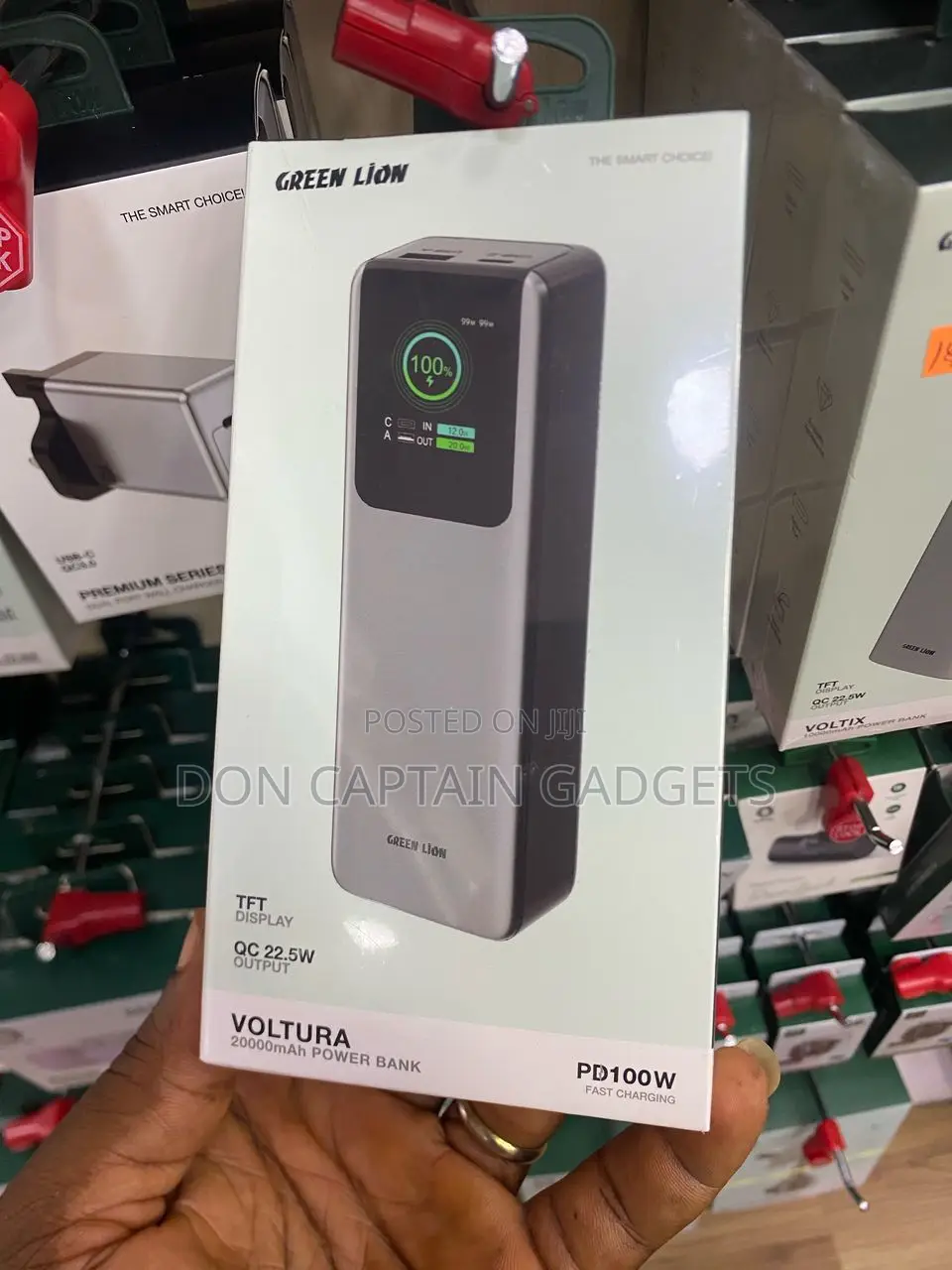Green Lion Voltura Laptop Power Bank 100w 20000mah