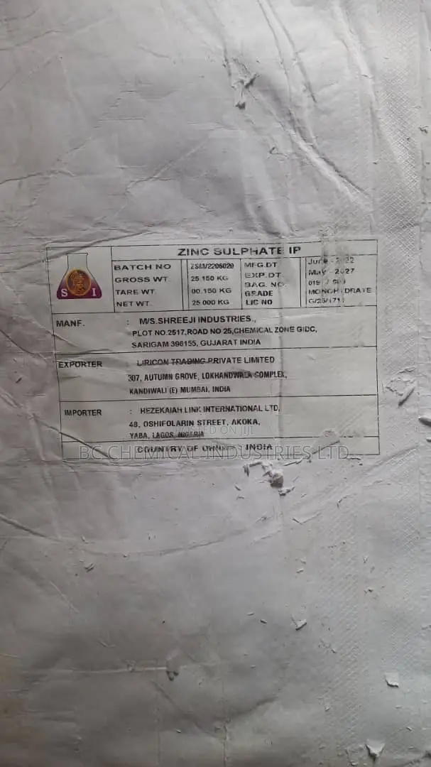 Zinc Sulfate Monohydrate