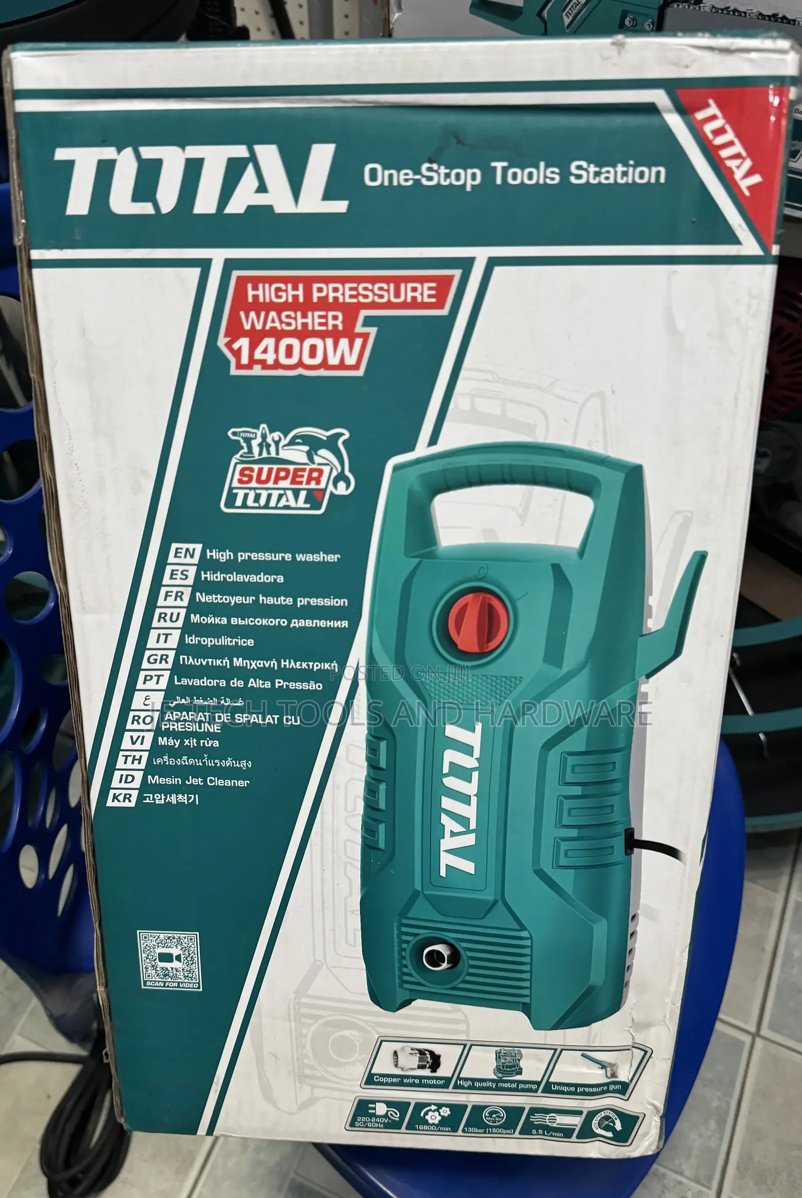 Total High Pressure Washer - 1400w
