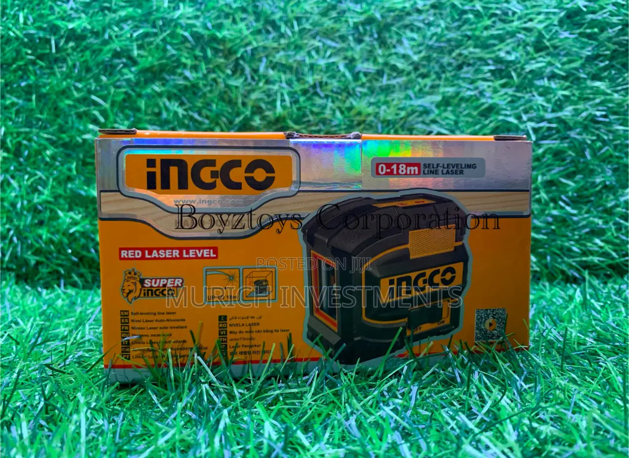 Ingco Hll156503 Self-Leveling Line Laser – Red Laser Beam