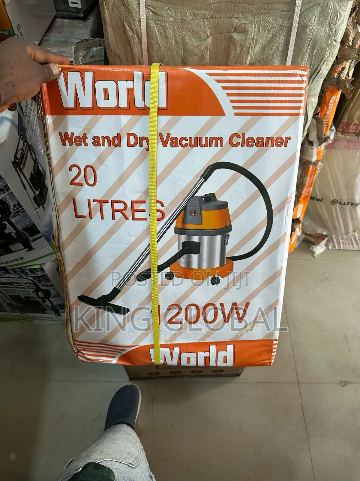 Big 20l Vacuum Cleaner Electric and Wet and Dry 1200watts