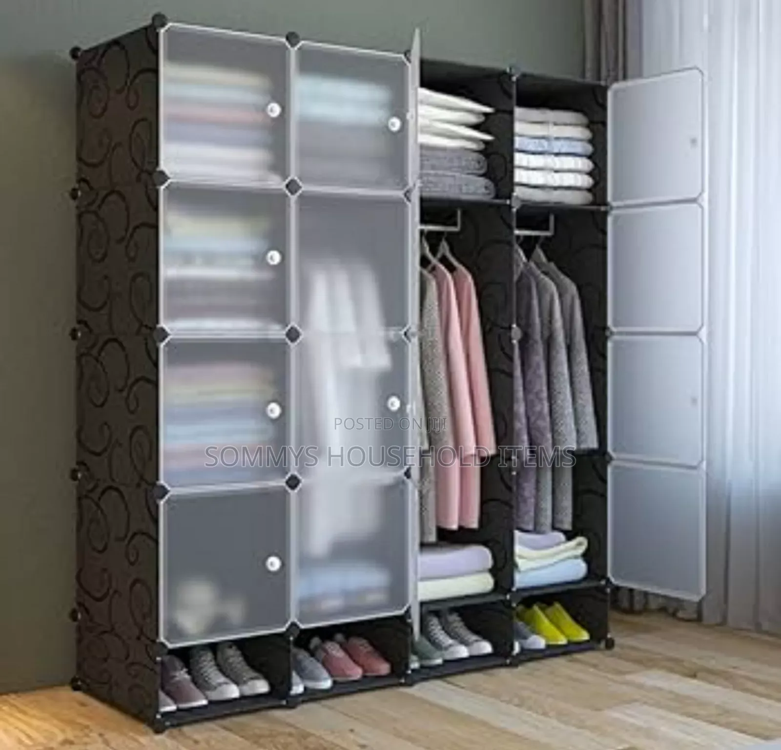 4 Partitions High Quality Wardrobe