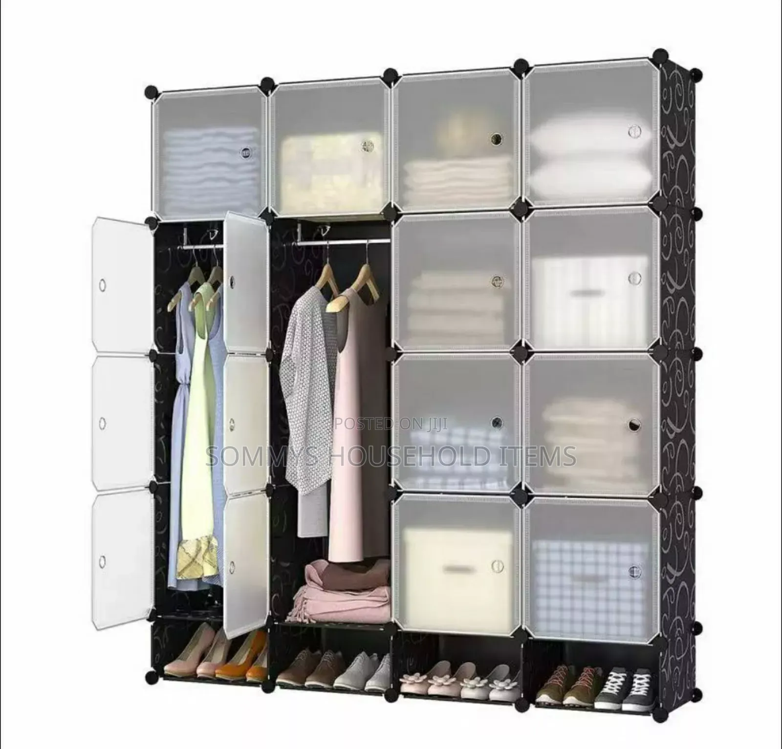 4 Partitions High Quality Wardrobe