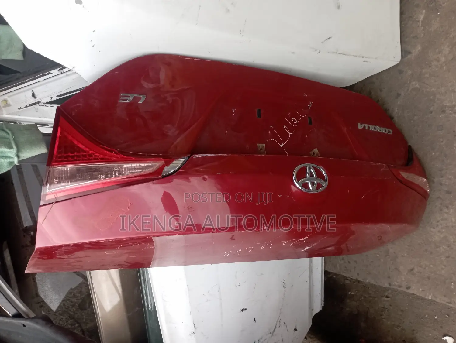 Complete Boot Toyota Corolla 2014