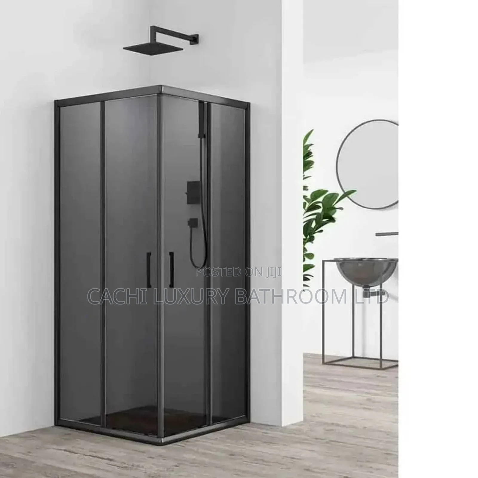 Black Shower Room Set