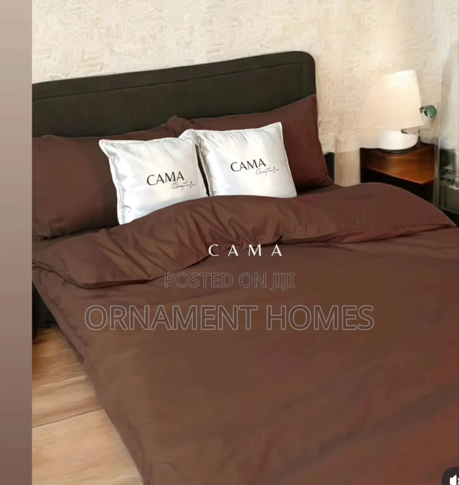 Bedsheet Brown 100% Cotton