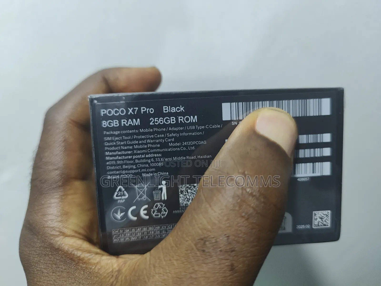 New Xiaomi Poco X7 Pro 256 GB Black