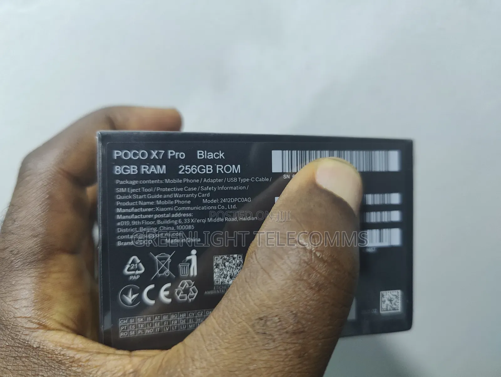 New Xiaomi Poco X7 Pro 256 GB Black