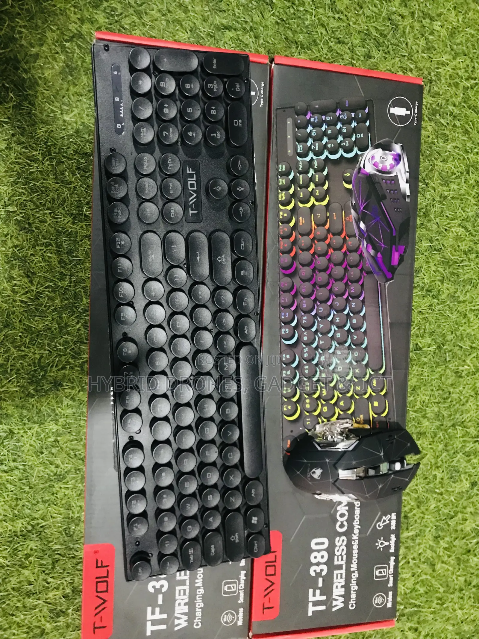Wireless Mechanic Gaming Keyboard  for Your Monitor Laptop