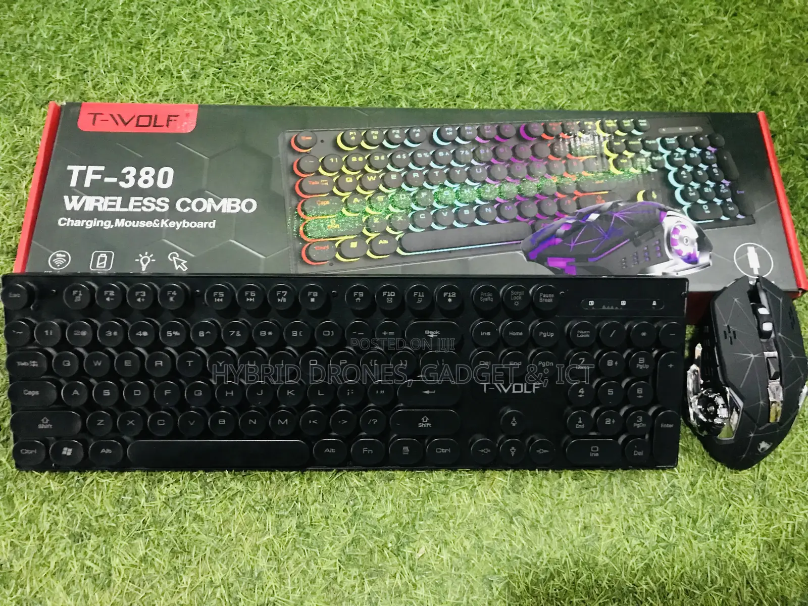 Wireless Mechanic Gaming Keyboard  for Your Monitor Laptop