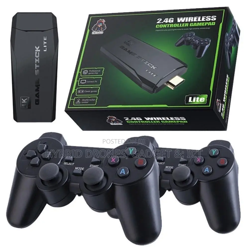 Game Stick Over 3000 Retro Game With 2 Pad. Konami
