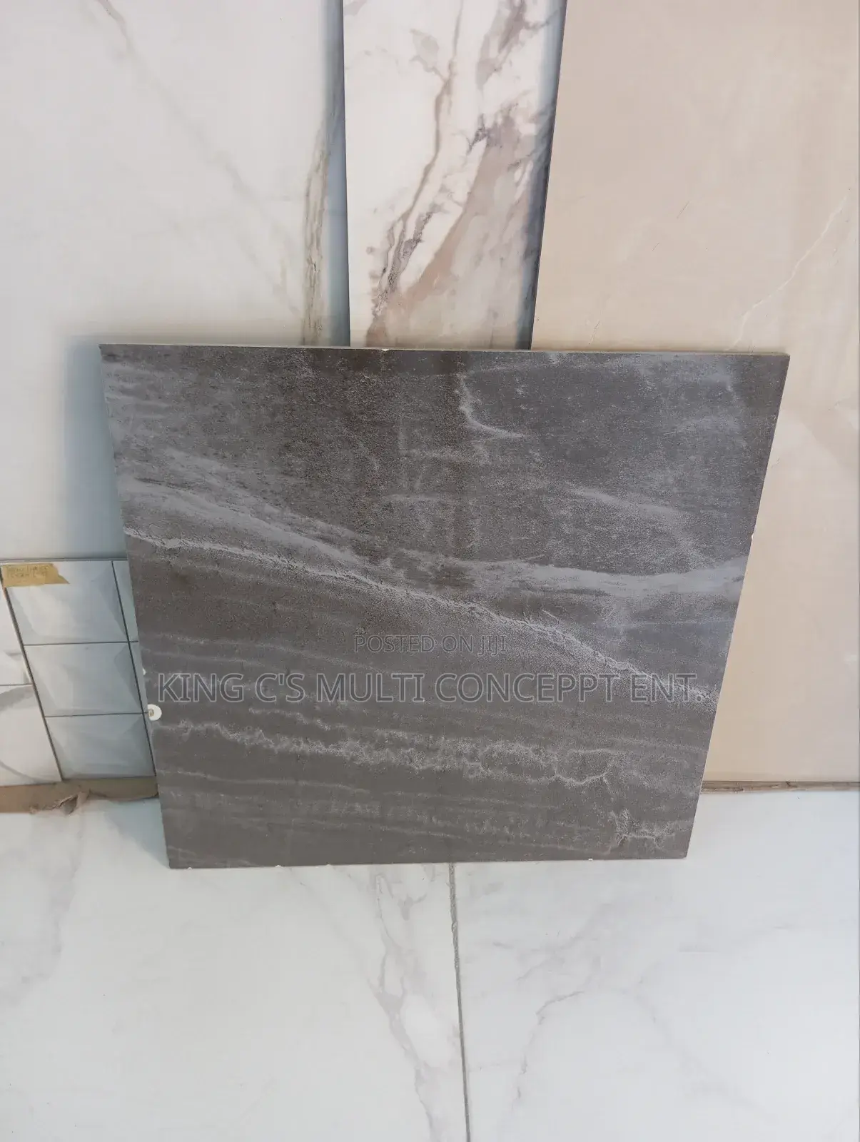 600x600 Black Super Polish Spanish Floor Tiles