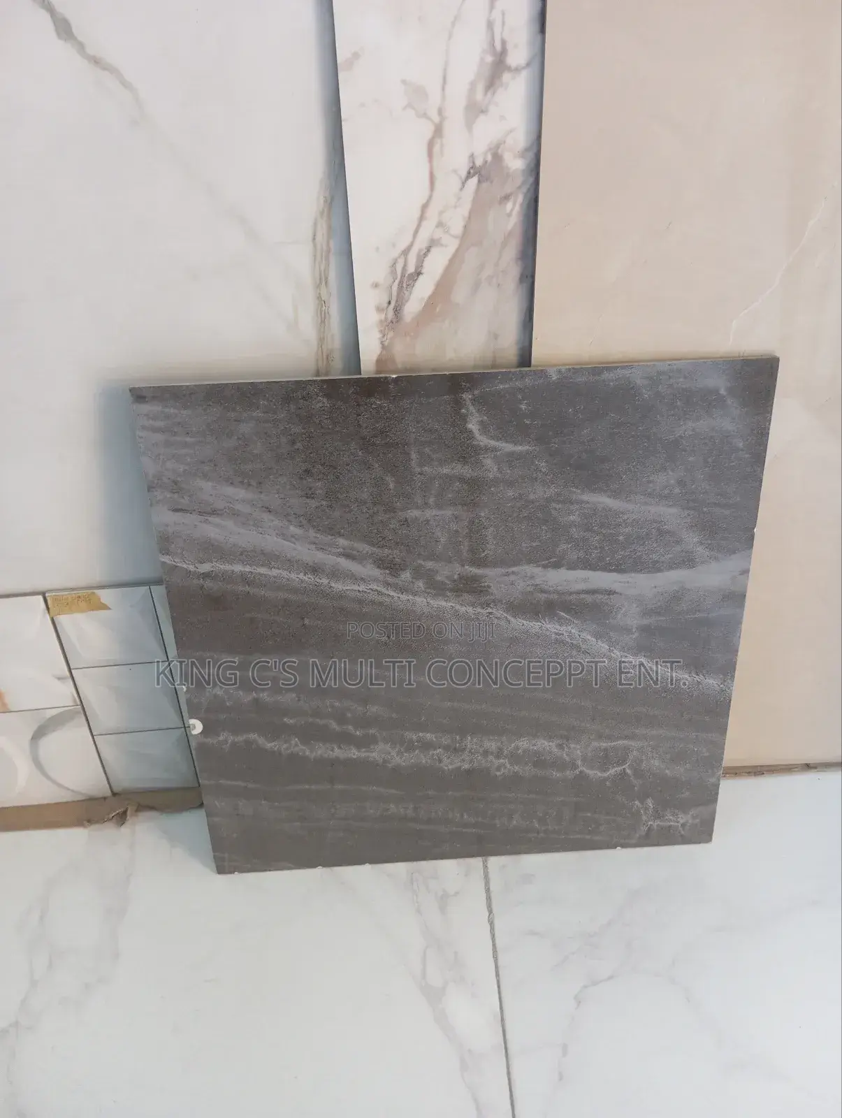 600x600 Black Super Polish Spanish Floor Tiles