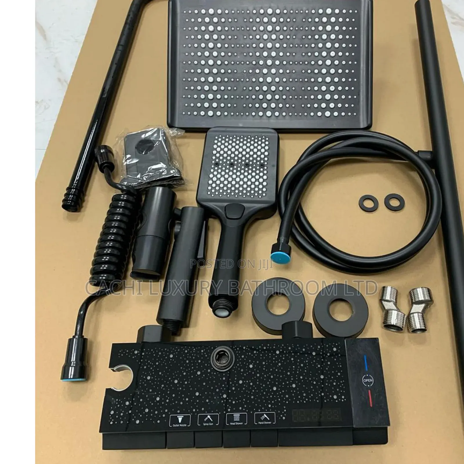 Black Diamond  Shower Set