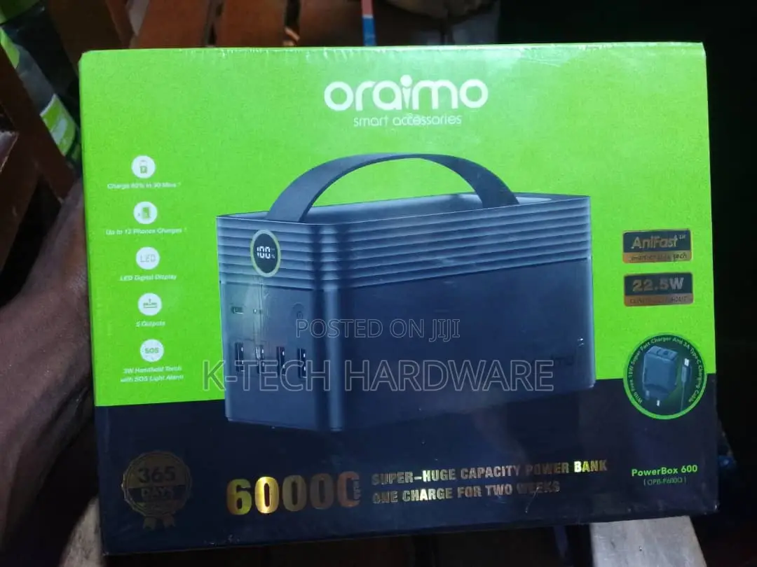 Oraimo Powerbox 600 60000mah 22.5w Power Bank