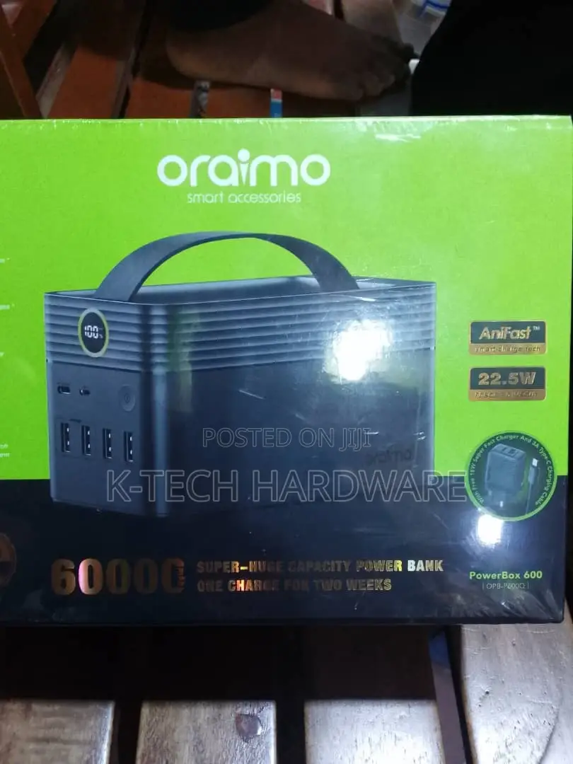 Oraimo Powerbox 600 60000mah 22.5w Power Bank
