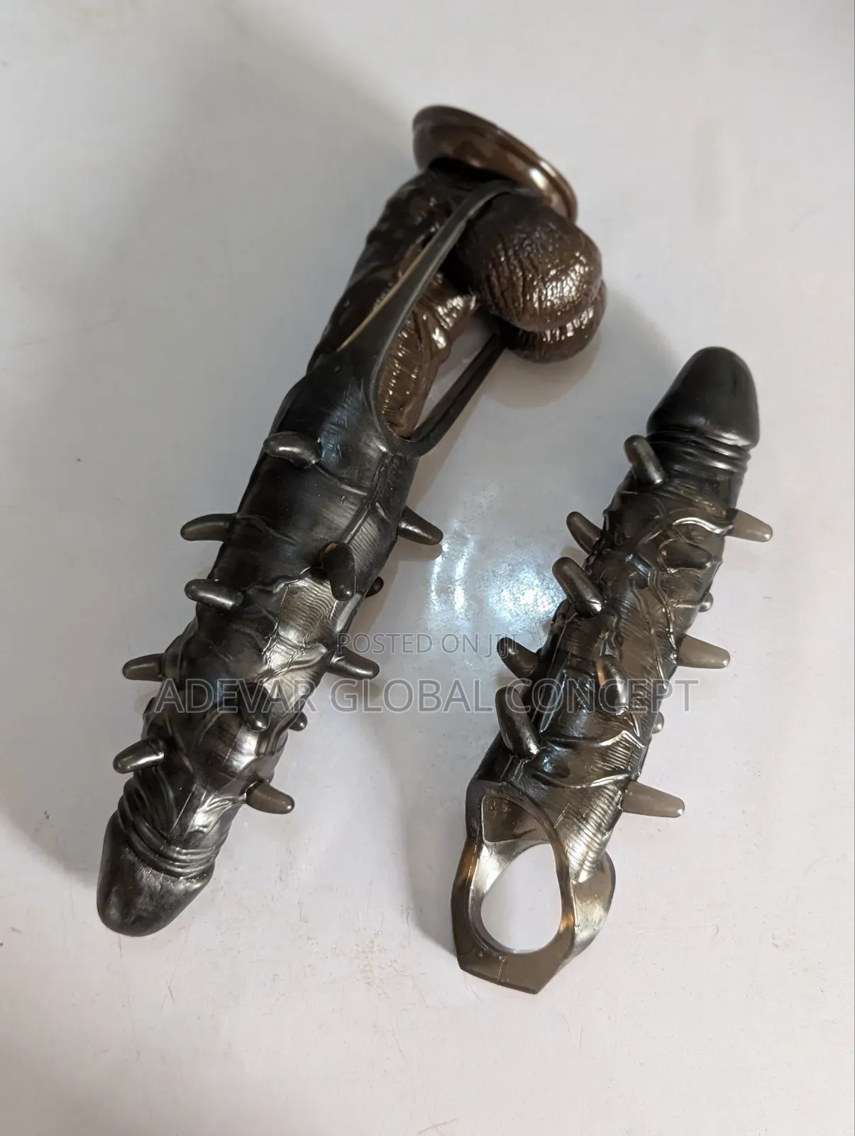 Men's 10-Inch Thickened Penis Enlarger Spiked Condom