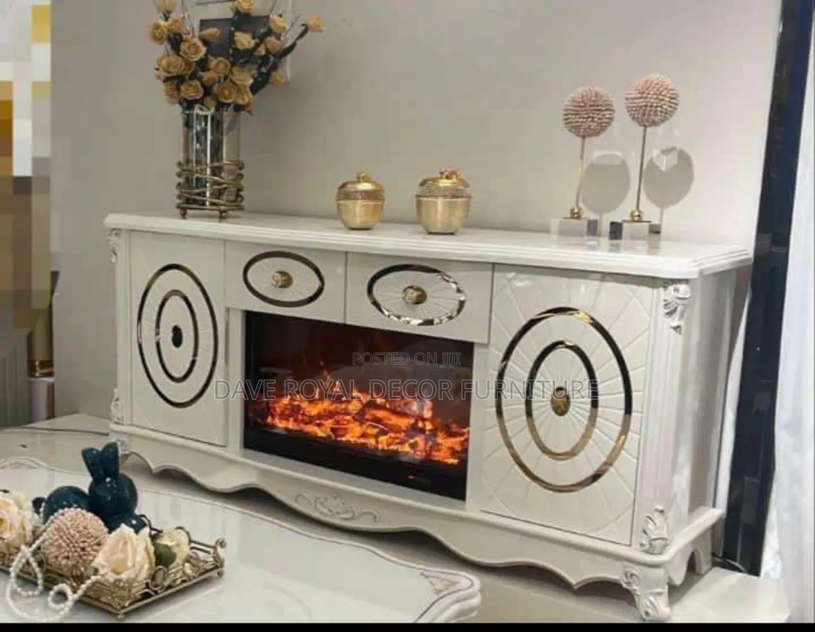 Quality Tv Stand With Fireplace
